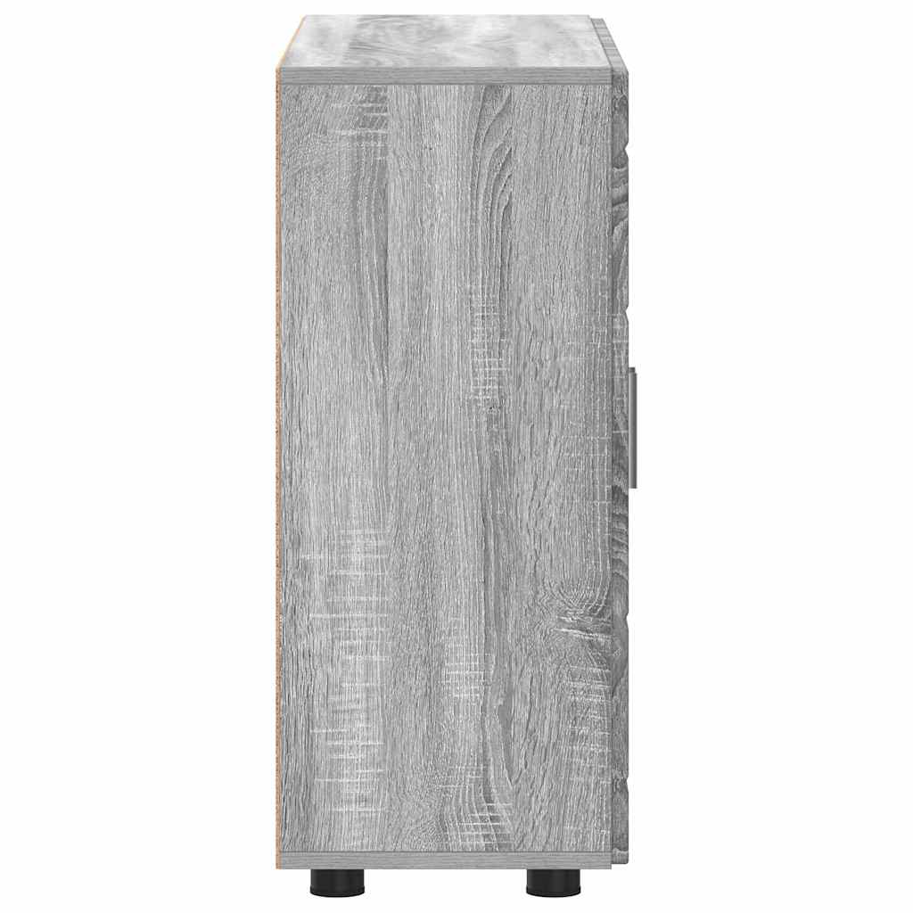 Sideboard Grey sonoma 55.5 x 29 x 100 cm Engineered wood